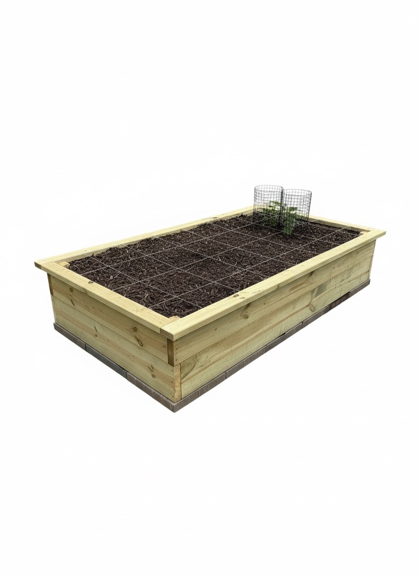 Long Raised Garden Bed