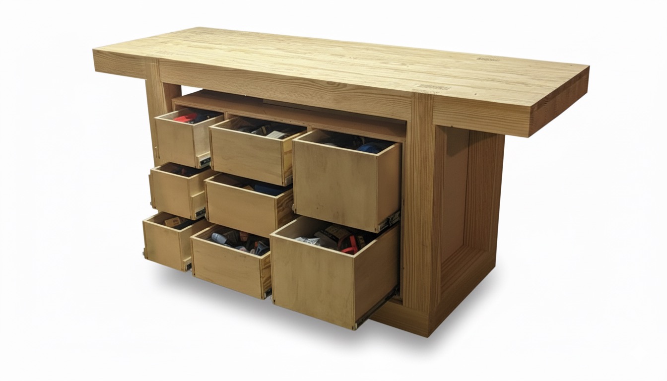 Heavy-Duty Workbench
